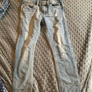 Girls size 6X lucky brand jeans skinny